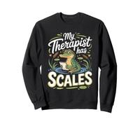 My Therapist Has Scales Caiman Reptile Exotic Pet Sweatshirt