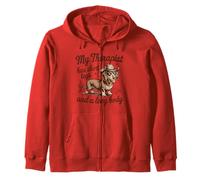 My Therapist Has Short Legs And Long Body Dachshund Zip Hoodie