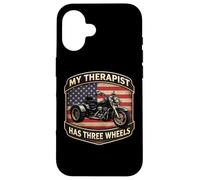 My Therapist Has Three Wheels Trike Motorbike Triker USA Case for iPhone 16
