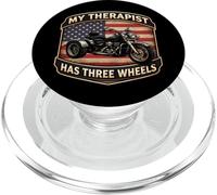 My Therapist Has Three Wheels Trike Motorbike Triker USA PopSockets PopGrip for MagSafe