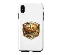 My THerapist has Wooden Blocks Viking Chess Game Player Gift Case for iPhone XS Max