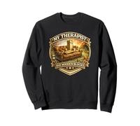 My THerapist has Wooden Blocks Viking Chess Game Player Gift Sweatshirt