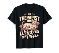 My Therapist Has Wrinkles and Purrs Sphynx Cat T-Shirt