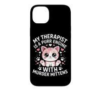 MY THERAPIST IS A PURR ENGINE WITH MURDER MITTENS Case for iPhone 14 Plus