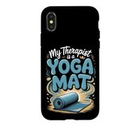 My Therapist Is a Yoga Mat Meditation Mindfulness Zen Case for iPhone X/XS