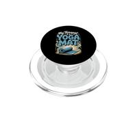 My Therapist Is a Yoga Mat Meditation Mindfulness Zen PopSockets PopGrip for MagSafe