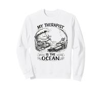 My Therapist is the Ocean Freediver Apnea Athletes Scuba Sweatshirt