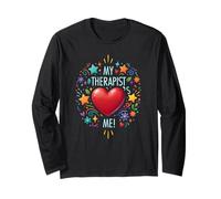 My Therapist Loves (Heart Shape) me! - V2 Long Sleeve T-Shirt