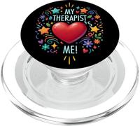 My THERAPIST loves (heart shape) me! - V2 PopSockets PopGrip for MagSafe