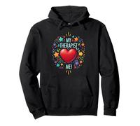 My THERAPIST loves (heart shape) me! - V2 Pullover Hoodie