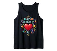 My Therapist Loves (Heart Shape) me! - V2 Tank Top