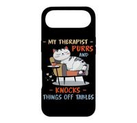 MY THERAPIST PURRS AND KNOCKS THINGS OFF TABLES Case for iPhone Air