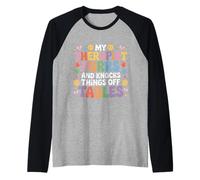 My Therapist Purrs and Knocks Things Off Tables |- Raglan Baseball Tee