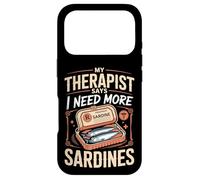 My Therapist Says I Need More Sardines Case for iPhone 17 Pro