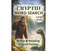 My Therapy Cryptid Word Search: Large Print Puzzles Featuring Bigfoot, Mothman, Nessie, and Legendary Creatures - Perfect for Cryptid Fans and Puzzle Lovers (Bigfoot Puzzle Series)