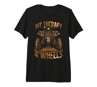 My Therapy Has 4 Wheels ATV Quad Off Road Premium T-Shirt