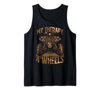 My Therapy Has 4 Wheels ATV Quad Off Road Tank Top