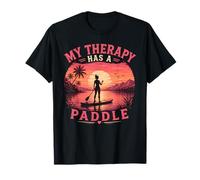 My Therapy Has A Paddle SUP Stand Up Paddle Boarding T-Shirt