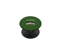 My Therapy Has Hooves Vintage Horse Lover Design PopSockets Adhesive PopGrip
