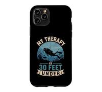 My Therapy Is 30 Feet Under Vintage Scuba Diving Case for iPhone 11 Pro