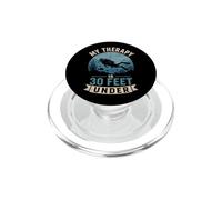 My Therapy Is 30 Feet Under Vintage Scuba Diving PopSockets PopGrip for MagSafe