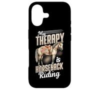 My Therapy Is Horseback Riding Horse Lover Rider Case for iPhone 17