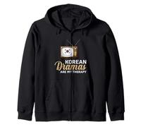 My Therapy Korean Drama Korea K-Pop Love K-Drama Zip Hoodie