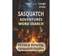 My Therapy Sasquatch Adventures Word Search: 55 Large Print Puzzles for Bigfoot Fans & Cryptid Lovers (Bigfoot Puzzle Series)