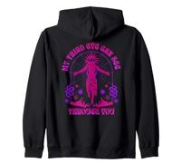My Third Eye Can See Through You Spiritual Humor Zip Hoodie