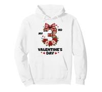 My Third Valentine Day 3rd Celebration Happy Couple Lovers Pullover Hoodie