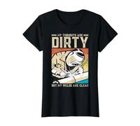 My Thoughts are Dirty But My Welds are Clean Value Graphic T-Shirt, Women, Black, XS