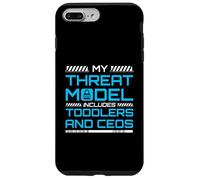 My Threat Model Includes Toddlers And CEOs InfoSec Case for iPhone 7 Plus/8 Plus