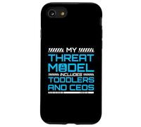 My Threat Model Includes Toddlers And CEOs InfoSec Case for iPhone SE (2020) / 7/8
