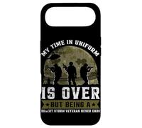 My "Time" In Uniform Is Over But Being A Desert Storm Vetera Case for iPhone Air