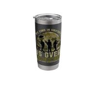 My Time in Uniform is Over But Being A Desert Storm Vetera Stainless Steel Insulated Tumbler