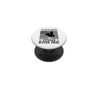 My Time In Uniform Is Over But Being A Desert Storm Veteran PopSockets Adhesive PopGrip