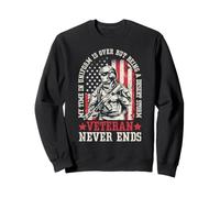 My Time In Uniform Is Over But Being A Desert Storm Veteran Sweatshirt