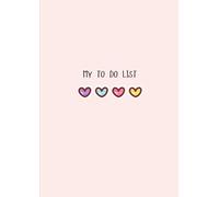 My To Do List. A4. Weekly/monthly to do list + notes section