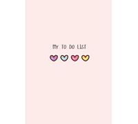 My To Do List. A5. Weekly/monthly to do list + notes section