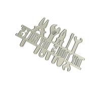 My Tools My Rules Shape Die Cut Templates Metal Embossing Cutting Dies for Card Making Scrapbooking Bookmarks Journal Heavy Duty Carbon Steel Dies