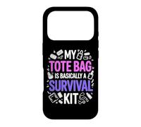 MY TOTE BAG IS BASICALLY A SURVIVAL KIT Case for iPhone 17 Pro