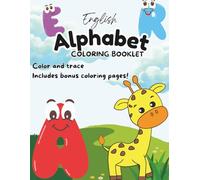 My Trace & Color Book - Fun Learning for Kids Ages 4-6: Fun and educational printable workbook to learn the alphabet, tracing, and coloring for preschool and kindergarten children