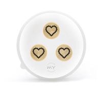 My Trafile - Die Line Pro N°462 POM Heart Macaroni with Professional Inserts, Compatible with Philips Pasta Maker Avance/7000 Series