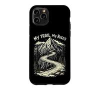 MY TRAIL My RULES Cool Mountain Biking Adventure Case for iPhone 11 Pro