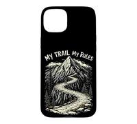 MY TRAIL My RULES Cool Mountain Biking Adventure Case for iPhone 15 Plus