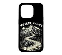 MY TRAIL My RULES Cool Mountain Biking Adventure Case for iPhone 15 Pro
