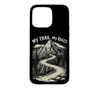 MY TRAIL My RULES Cool Mountain Biking Adventure Case for iPhone 15 Pro Max