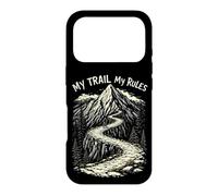 MY TRAIL My RULES Cool Mountain Biking Adventure Case for iPhone 17 Pro