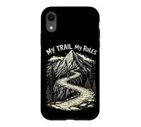 MY TRAIL My RULES Cool Mountain Biking Adventure Case for iPhone XR