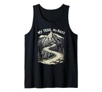 My Trail My Rules Cool Mountain Biking Adventure Tank Top